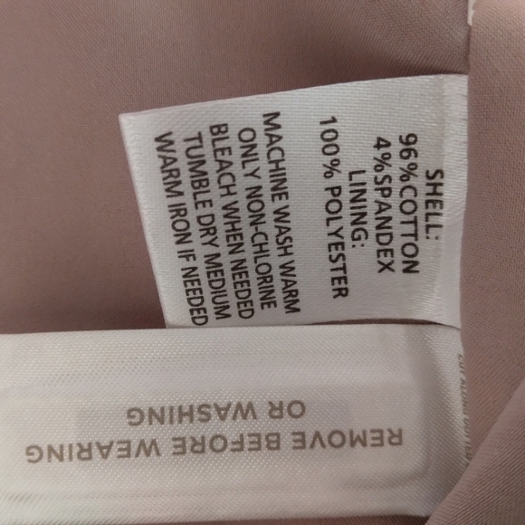 8 Petite POCKETS Ann Taylor LOFT Purple Dress Knee Length Sleeveless Abstract - Picture 10 of 10